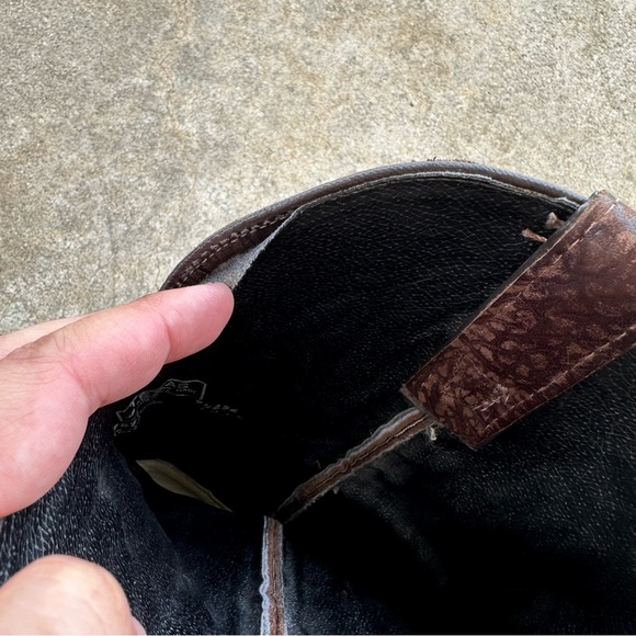 Texas Boot Company Brown Leather Western Boots Men’s Size 12 D - Picture 4 of 11